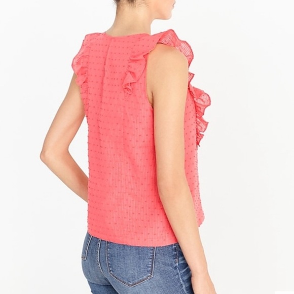 🎉HP🎉 J.Crew Factory Textured Ruffle Tank Top - Picture 11 of 12